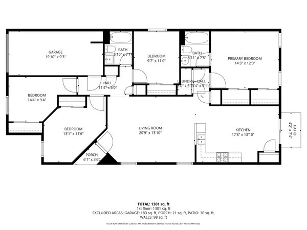 a picture of a floor plan