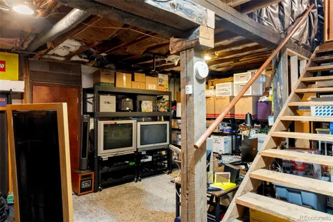 a view of storage and utility room