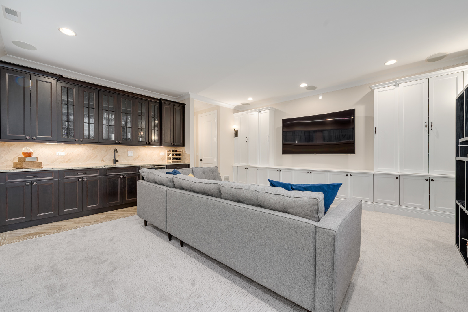 1734 West Fletcher Street Chicago, IL 60657 - Photo 11 of 34 a living room with furniture and a flat screen tv