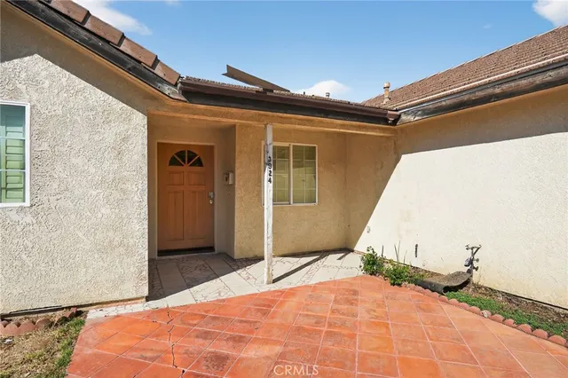 a view of backyard with natural light