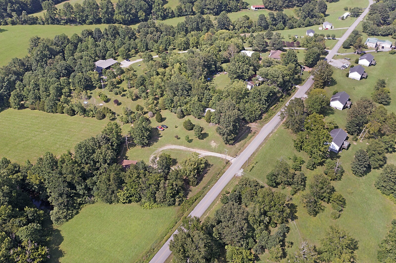 420 East Biggs Road Portland, TN 37148 - Photo 29 of 36 a view of a yard with a lake and mountain view
