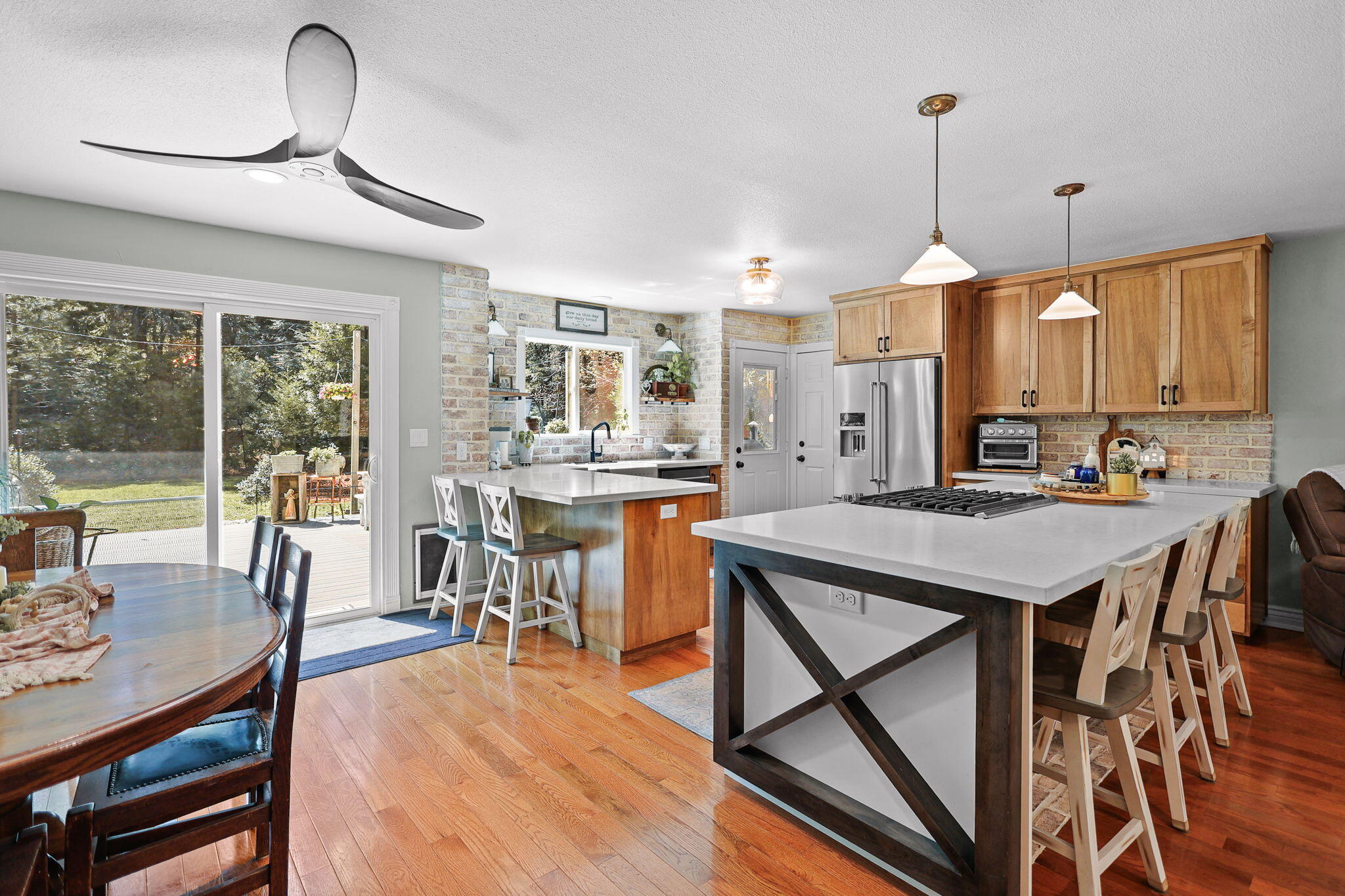 30726 Shingletown Ridge Road Shingletown, CA 96088 - Photo 11 of 84 a view of a kitchen and dining room
