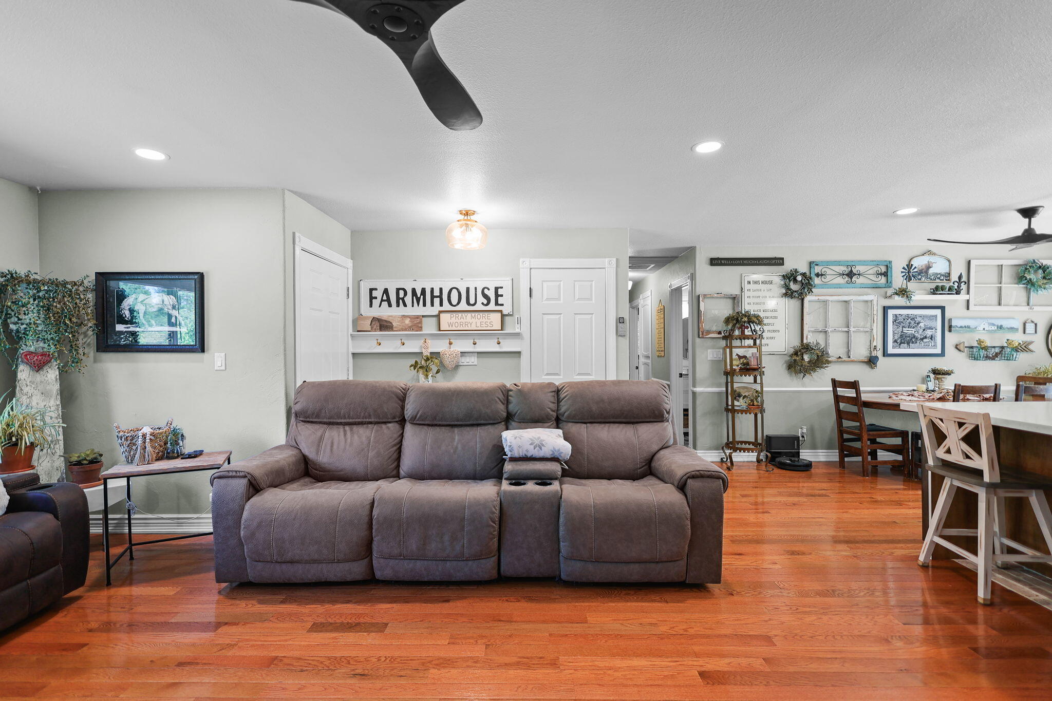 30726 Shingletown Ridge Road Shingletown, CA 96088 - Photo 17 of 84 a living room with furniture and a wooden floor