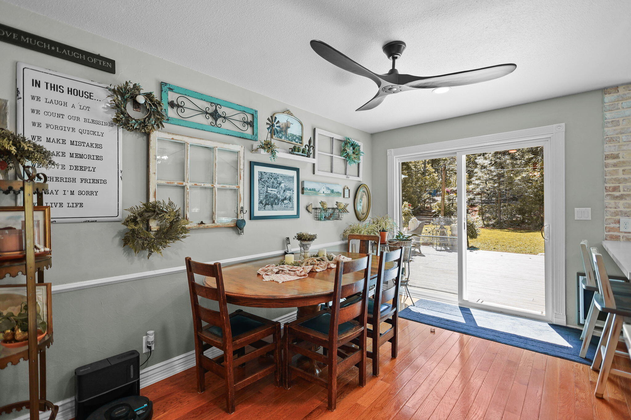 30726 Shingletown Ridge Road Shingletown, CA 96088 - Photo 10 of 84 a view of a dining room with furniture window and wooden floor