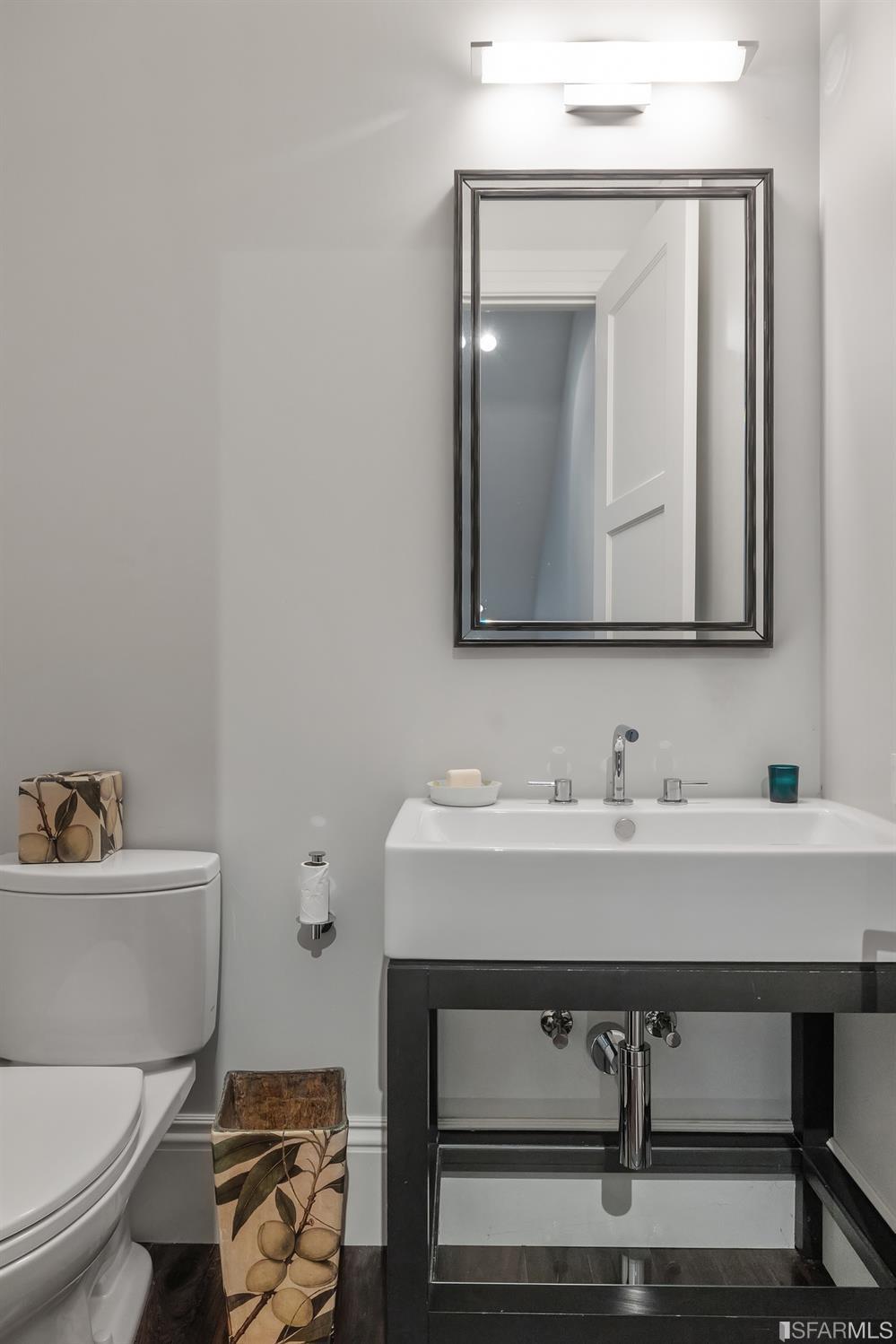 Clay Street San Francisco, CA 94115 - Photo 39 of 90 Main level powder room.