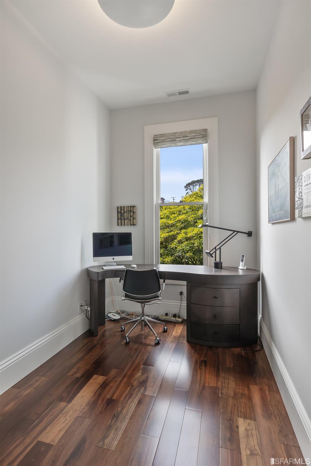 Clay Street San Francisco, CA 94115 - Photo 62 of 90 4th bedroom with closet overlooking the park.