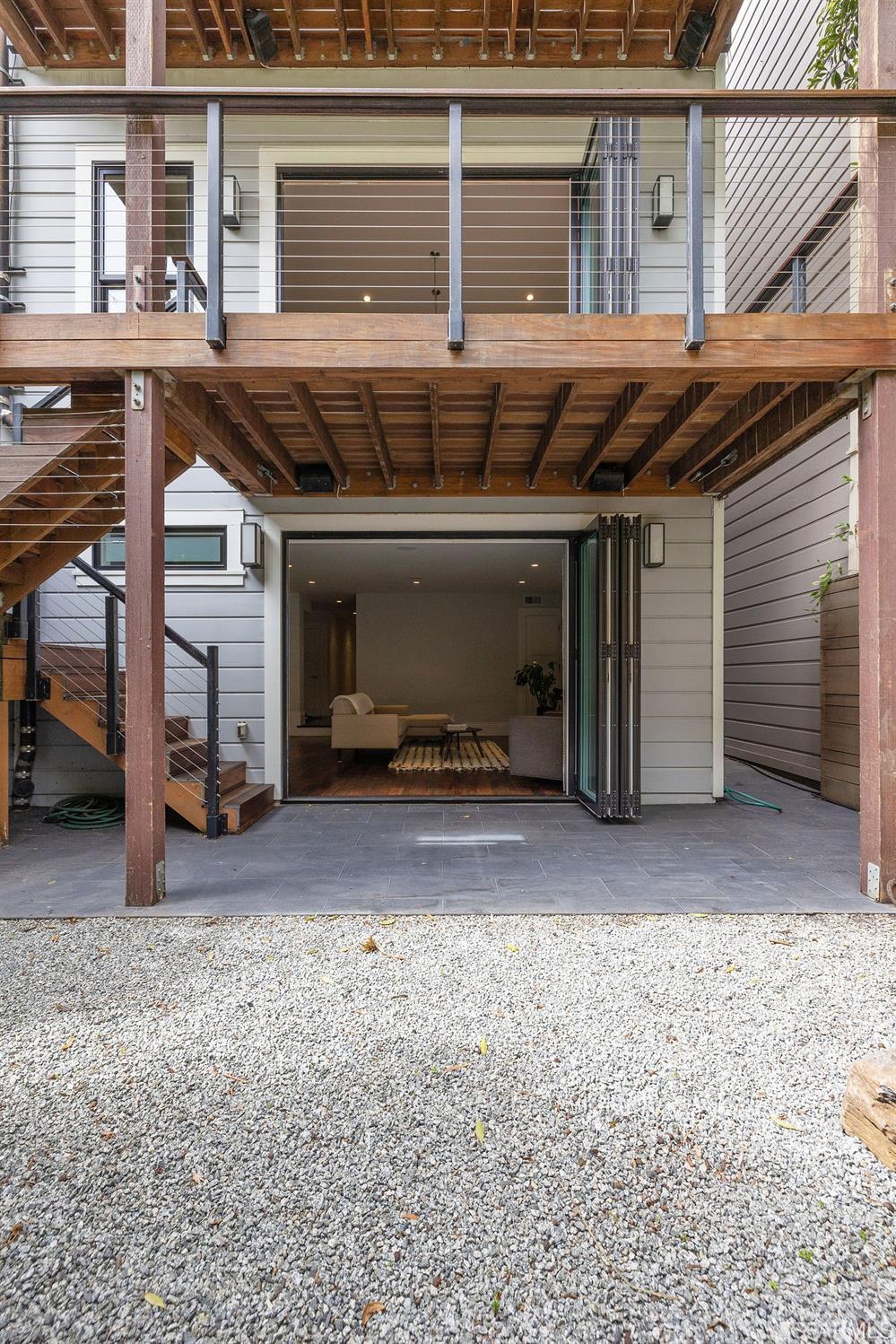 Clay Street San Francisco, CA 94115 - Photo 80 of 90 Rear detail shot. Decks added in 2013-14 as part of a major renovation.