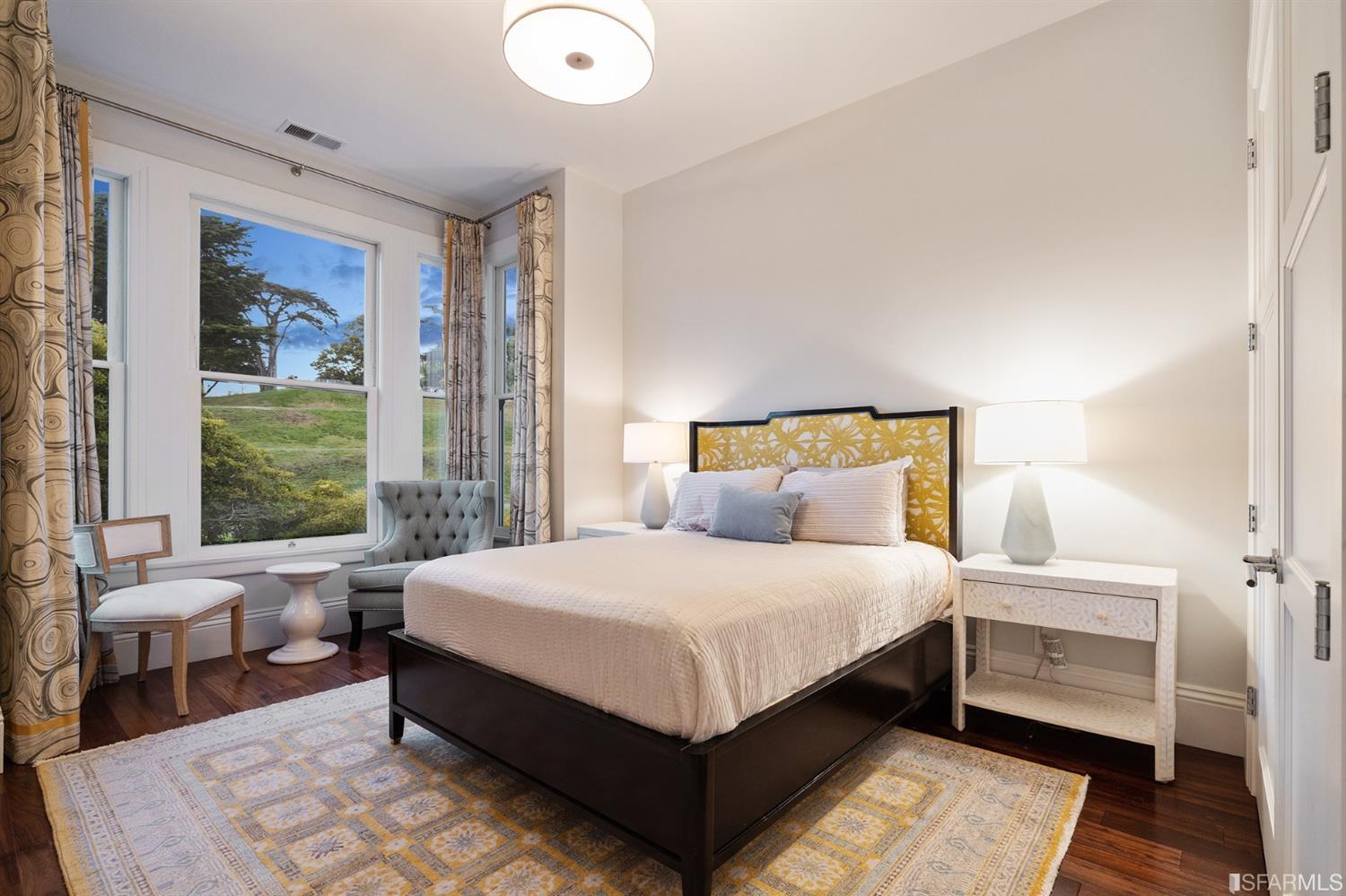 Clay Street San Francisco, CA 94115 - Photo 86 of 90 Front guest room with a gorgeous view of the park.