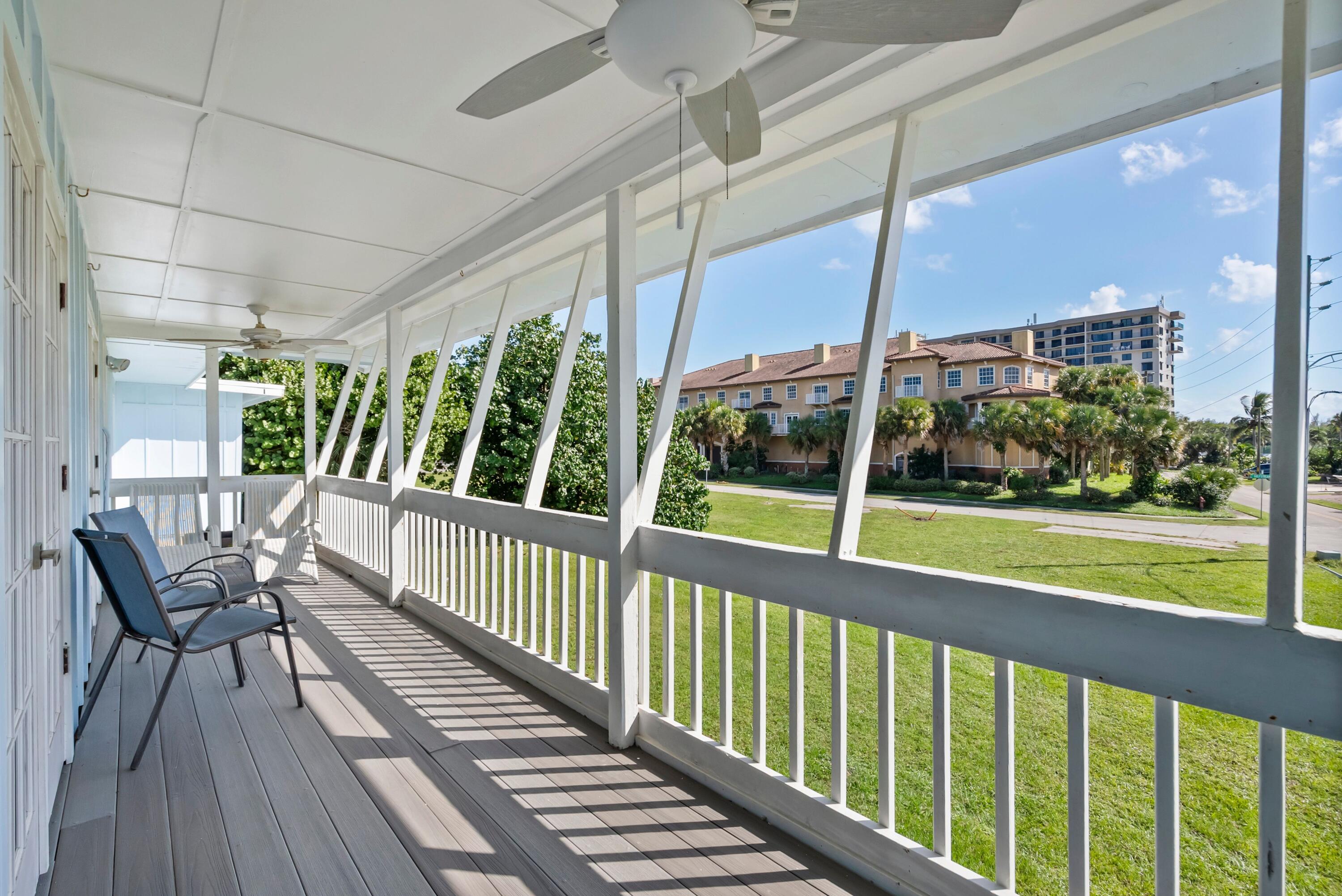 670 Hernando Street, Unit A Fort Pierce, FL 34949 - Photo 11 of 21 a view of a chairs in balcony