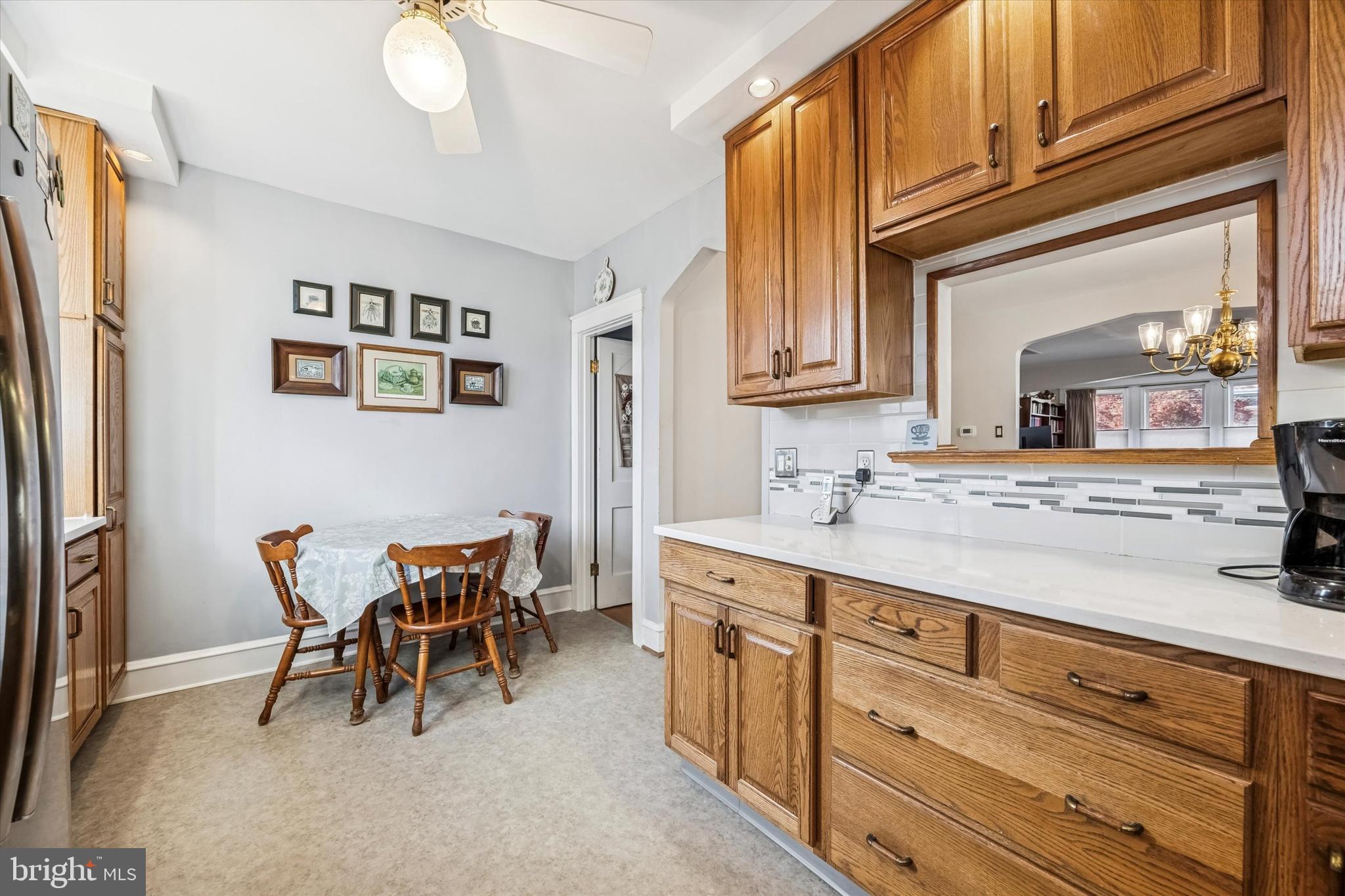 4032 Dayton Road Drexel Hill, PA 19026 - Photo 11 of 22 a view of dining table chairs and entryway