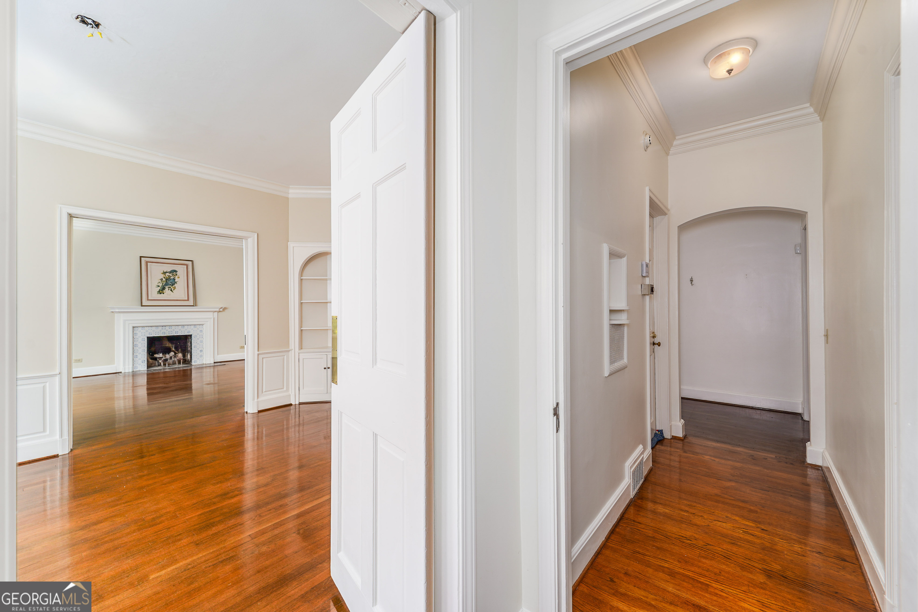 1602 Ward St Extension West Douglas, GA 31533 - Photo 22 of 70 a view of a hallway with wooden floor and a bathroom