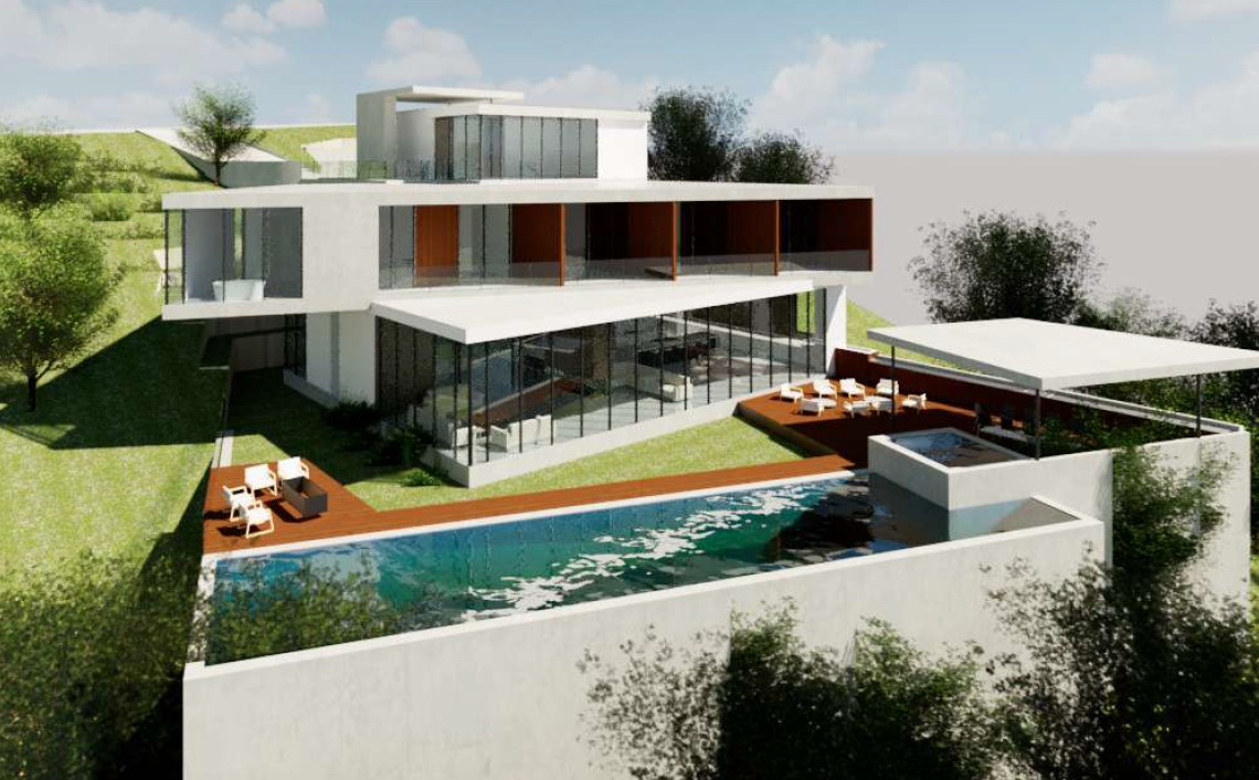 1104 Kennan Road West Lake Hills, TX 78746 - Photo 3 of 20 an aerial view of a house with yard swimming pool and outdoor seating