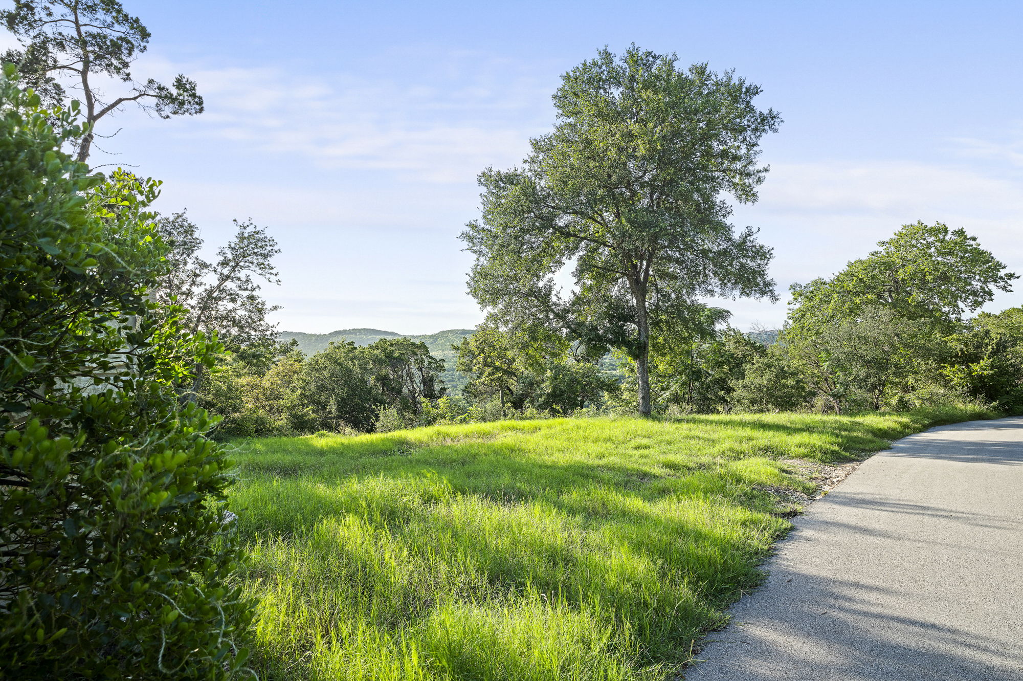 1104 Kennan Road West Lake Hills, TX 78746 - Photo 7 of 20 View of asphalt street featuring a view of trees