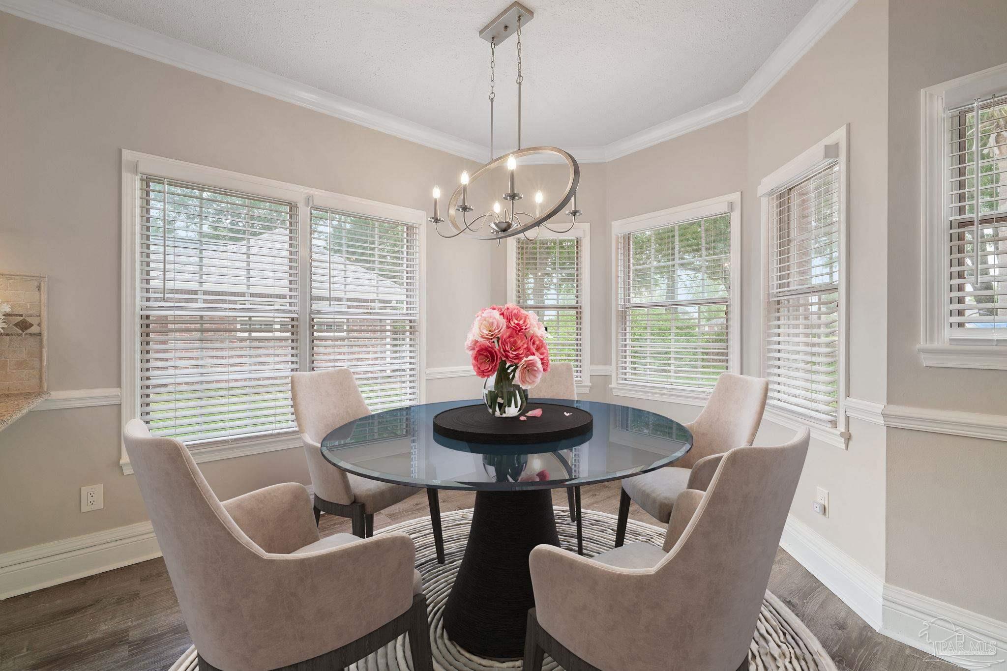 5631 Ballybunion Drive Pace, FL 32571 - Photo 13 of 43 Breakfast Nook Overlooking Pool and Golf Course
