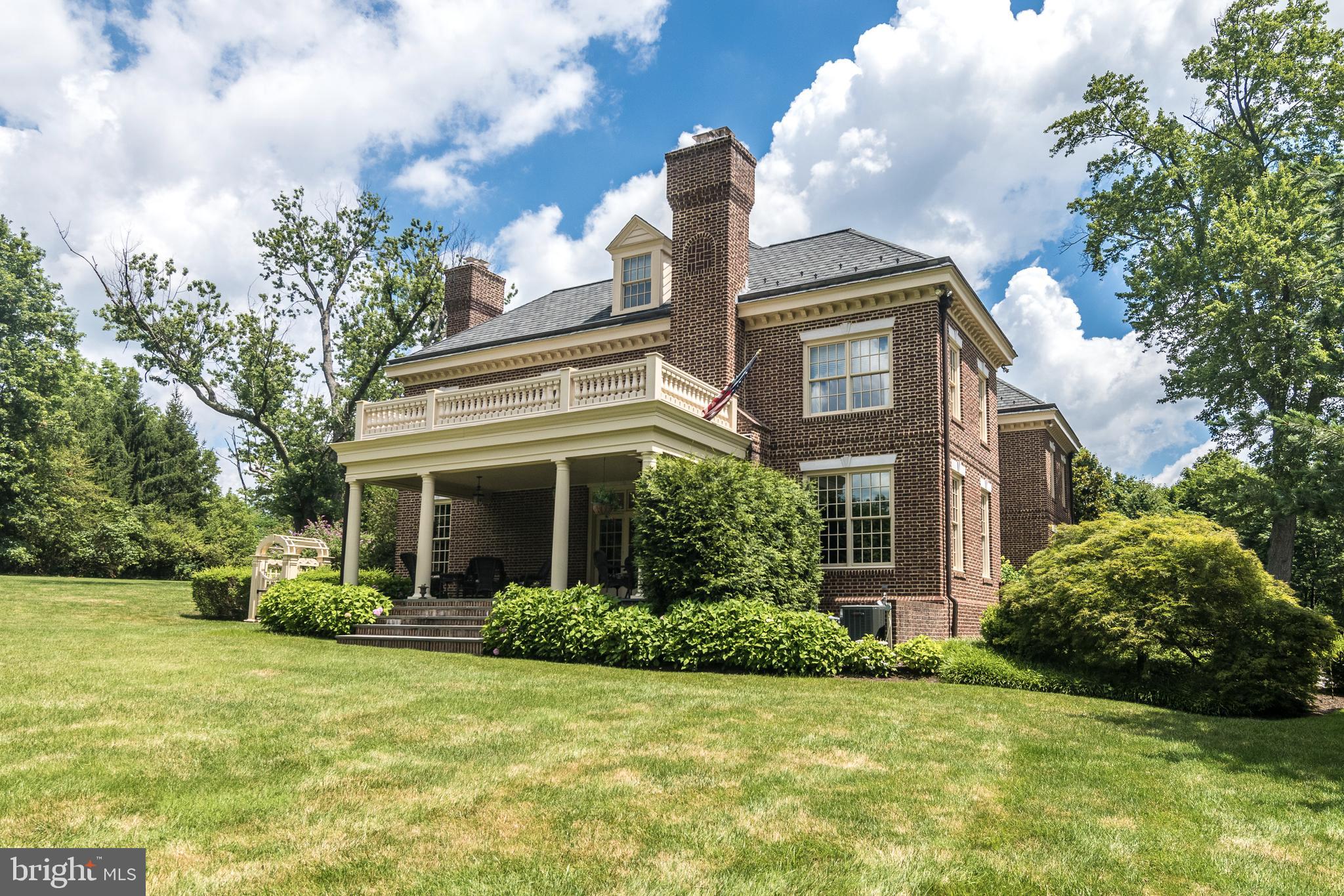 738 Fox Hollow Road Lower Gwynedd, PA 19002 - Photo 4 of 56 Side View with 2nd floor Master Balcony