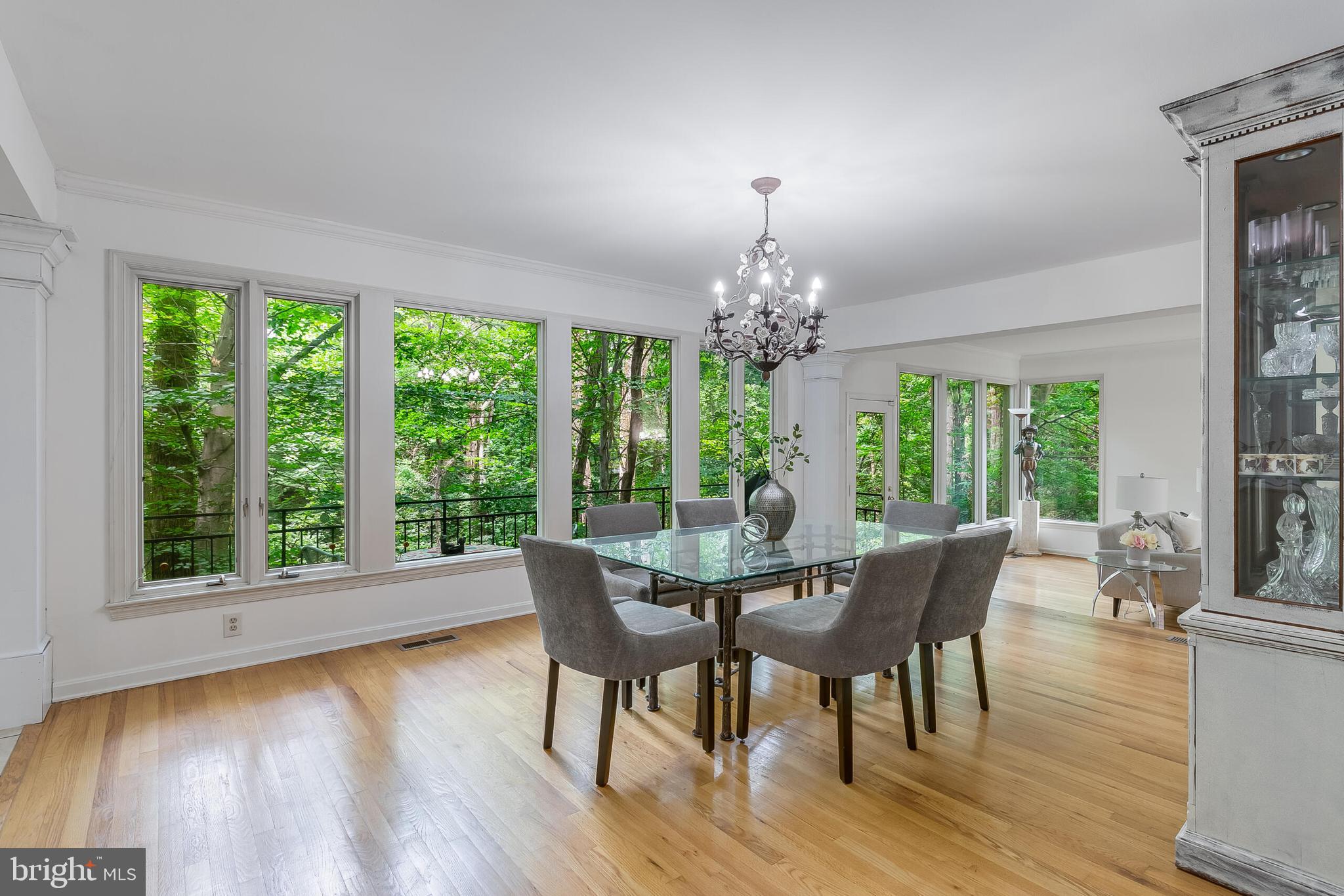 4054 North 41st Street McLean, VA 22101 - Photo 13 of 45 Formal dining room overlooking backyard
