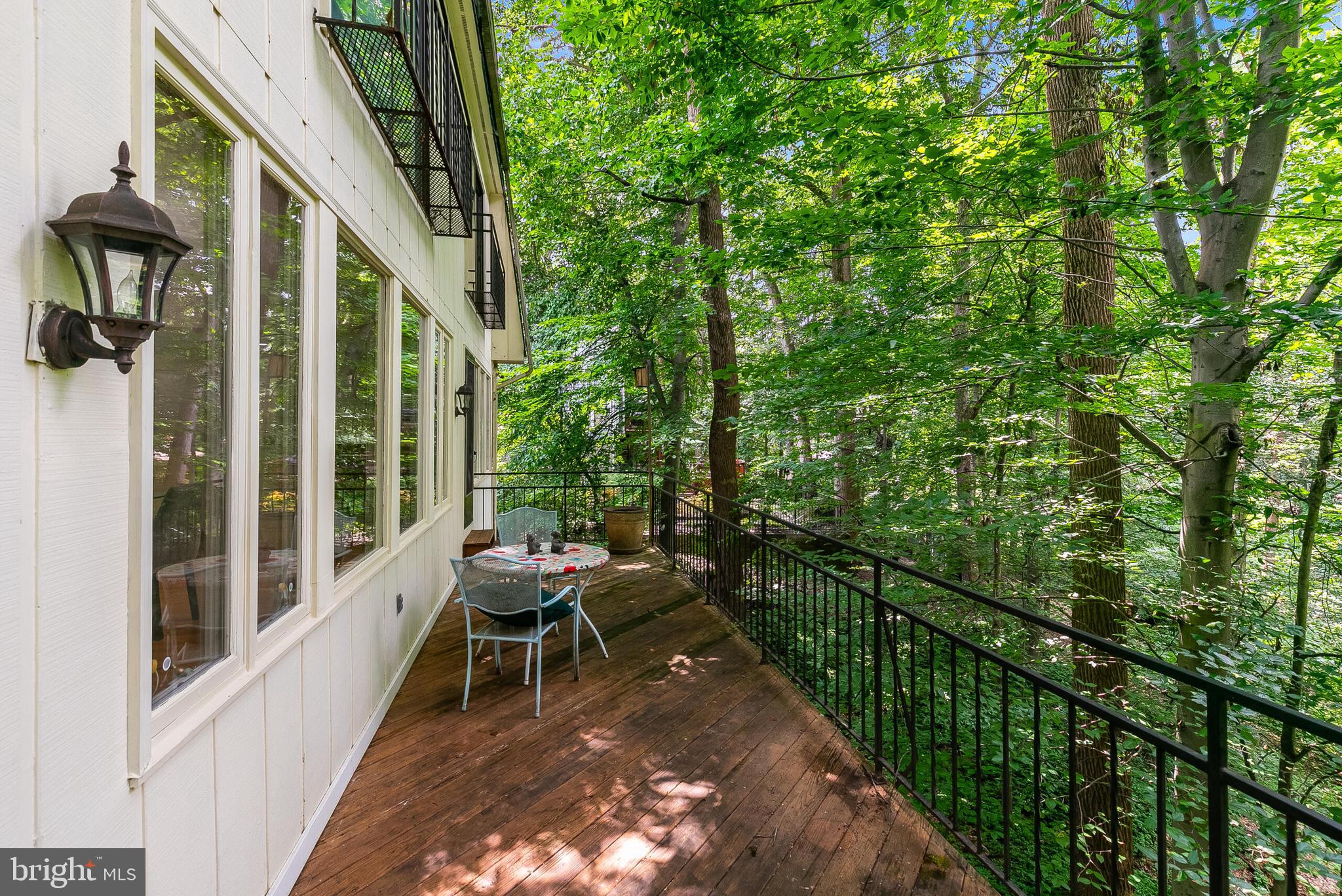 4054 North 41st Street McLean, VA 22101 - Photo 19 of 45 Balcony with completely private views
