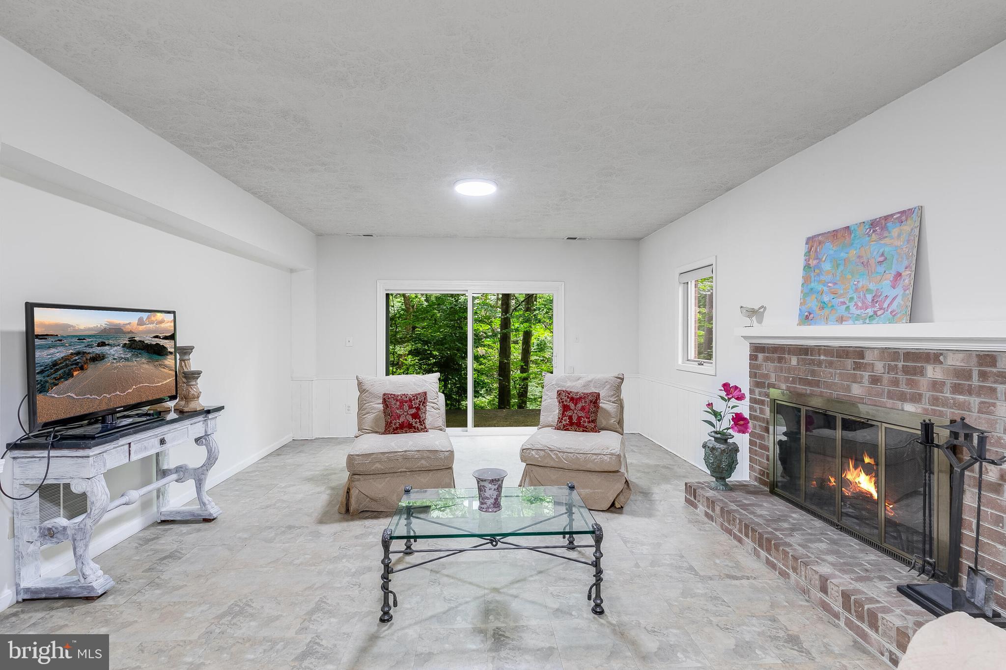 4054 North 41st Street McLean, VA 22101 - Photo 37 of 45 Walk out lower level with fireplace