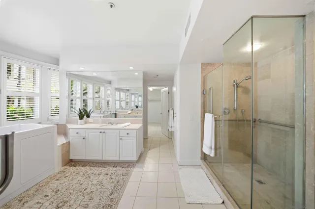 a view of room with closet and racks