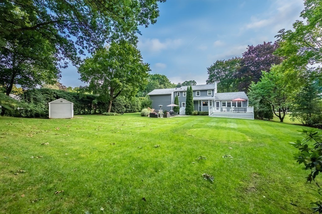 1 Rennie Drive Andover, MA 01810 - Photo 37 of 39 a house view with a sitting space and garden