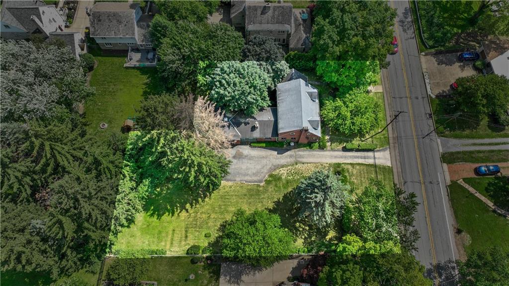 720 Perry Highway Pittsburgh, PA 15229 - Photo 5 of 39 an aerial view of residential house with outdoor space and trees all around
