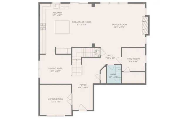a picture of a floor plan