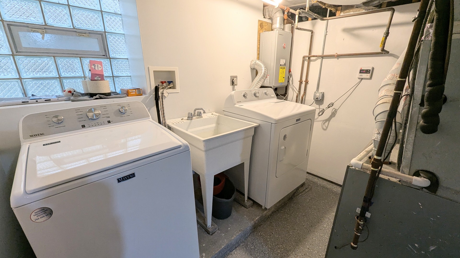 6339 South Troy Street Chicago, IL 60629 - Photo 13 of 19 a utility room with dryer and washer