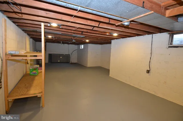 a view of storage and utility room