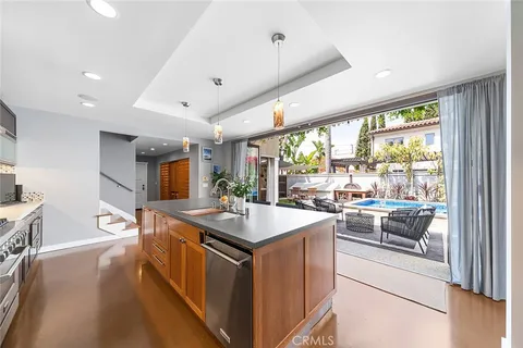 an aerial view of a city with lots of residential buildings