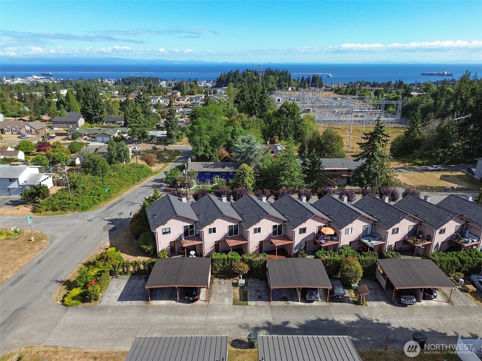 1212 Craig Avenue, Unit 3 Port Angeles, WA 98362 - Photo 37 of 38 an aerial view of a house with a garden