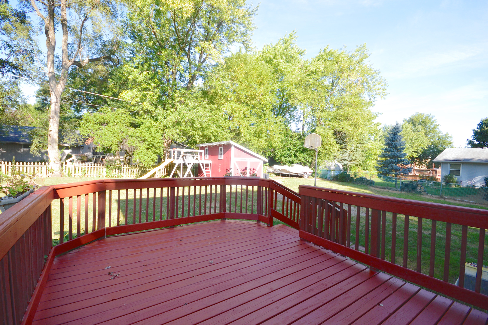1038 Ferndale Street Gurnee, IL 60031 - Photo 16 of 17 a view of a wooden roof deck