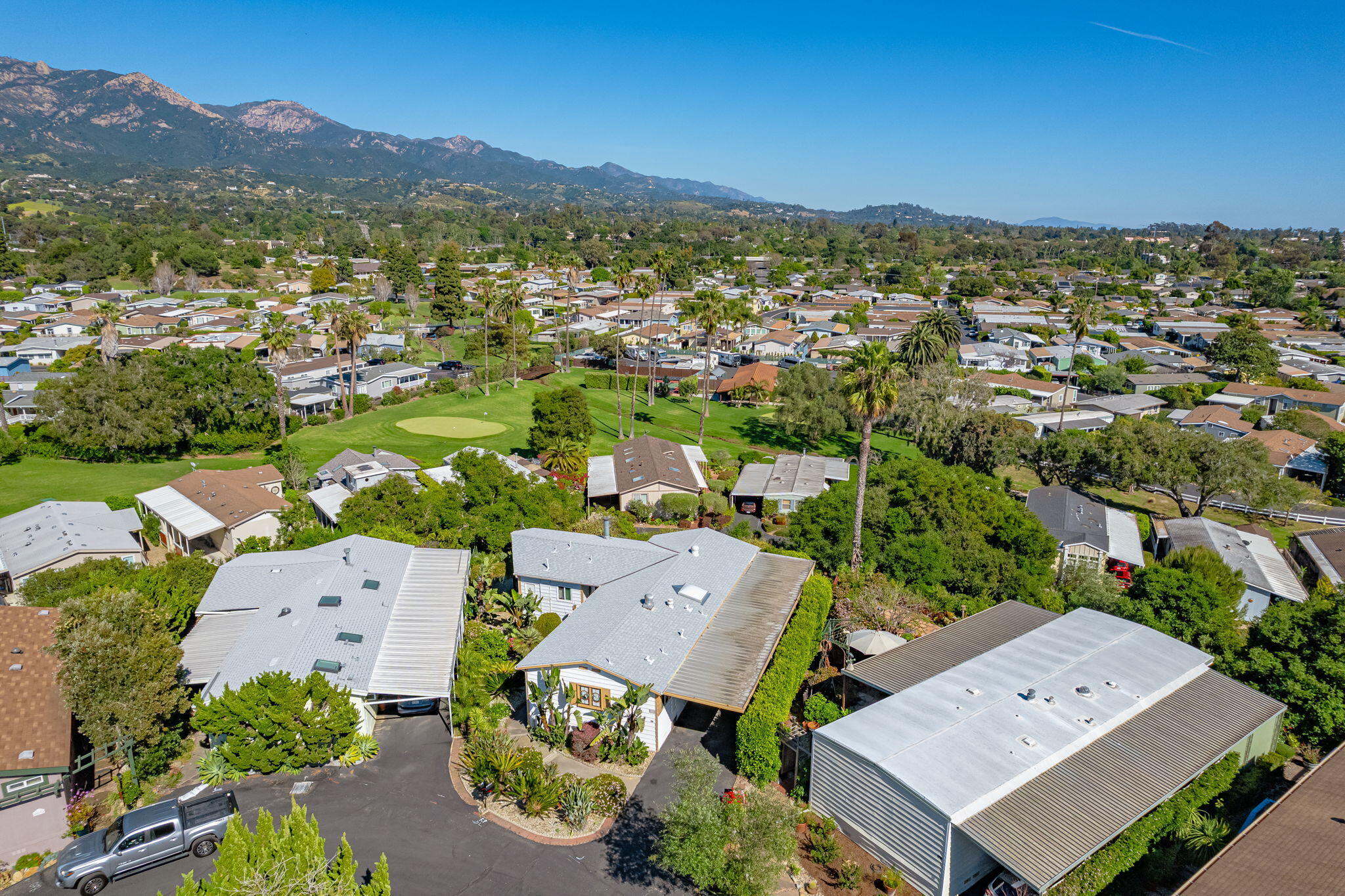 333 Old Mill Road, Unit 215 Santa Barbara, CA 93110 - Photo 2 of 18 02-333-215 Old Mill Rd (aerial)