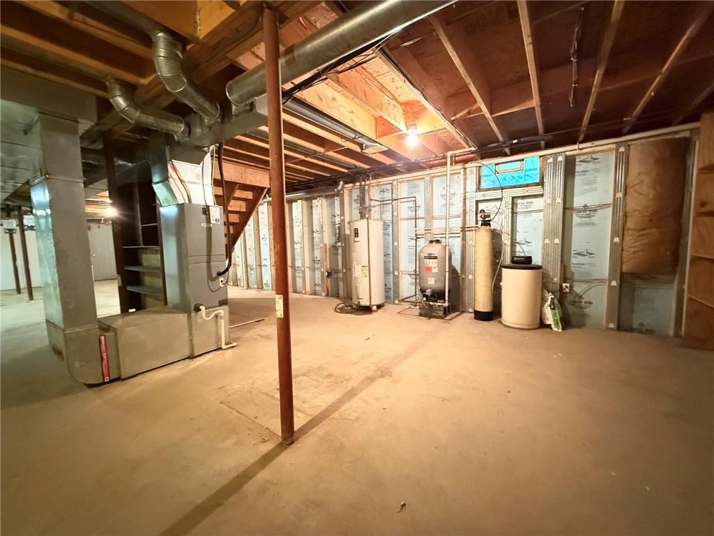 4547 Pitts Road Adamsville, PA 16110 - Photo 32 of 34 FURNACE ON LEFT/ THEN HOT WATER HEATER/WELL HOLDING TANK/ SOFTENER SYSTEM