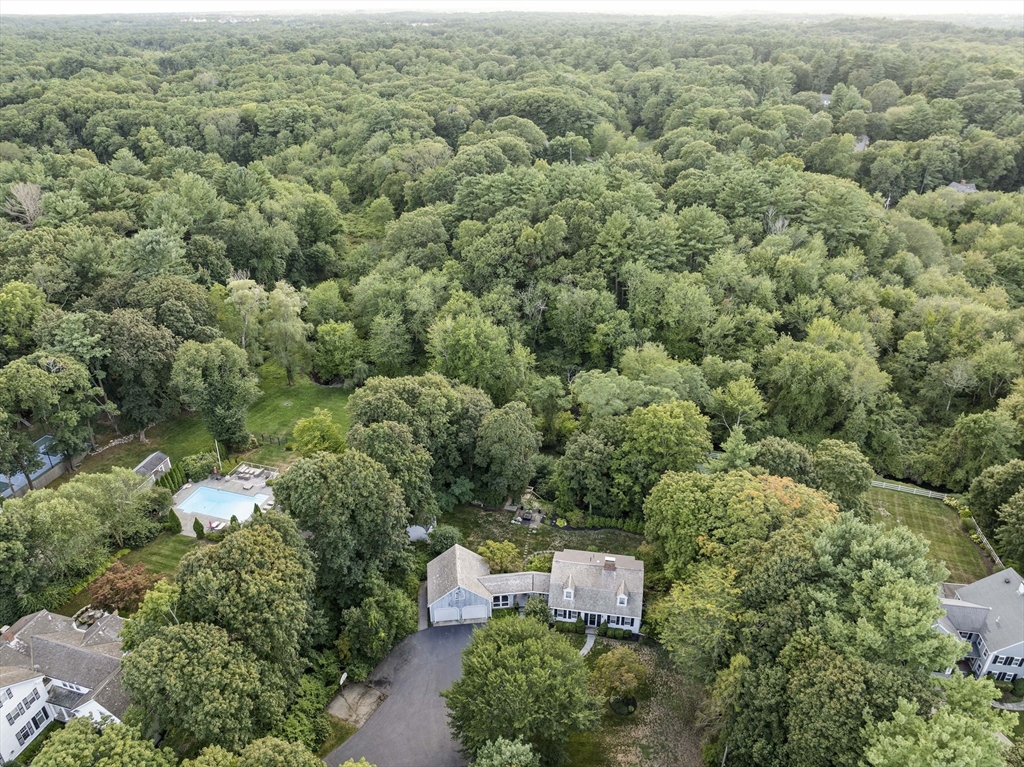 639 Main Street Hingham, MA 02043 - Photo 32 of 41 an aerial view of a house with yard