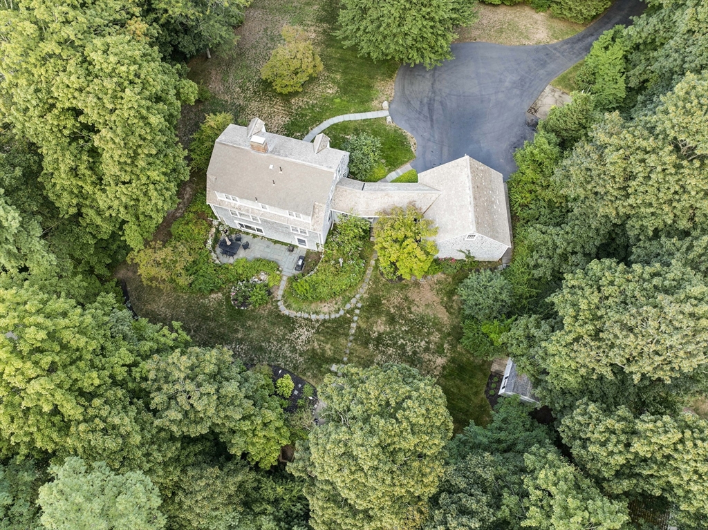 639 Main Street Hingham, MA 02043 - Photo 37 of 41 an aerial view of a house with outdoor space and street view