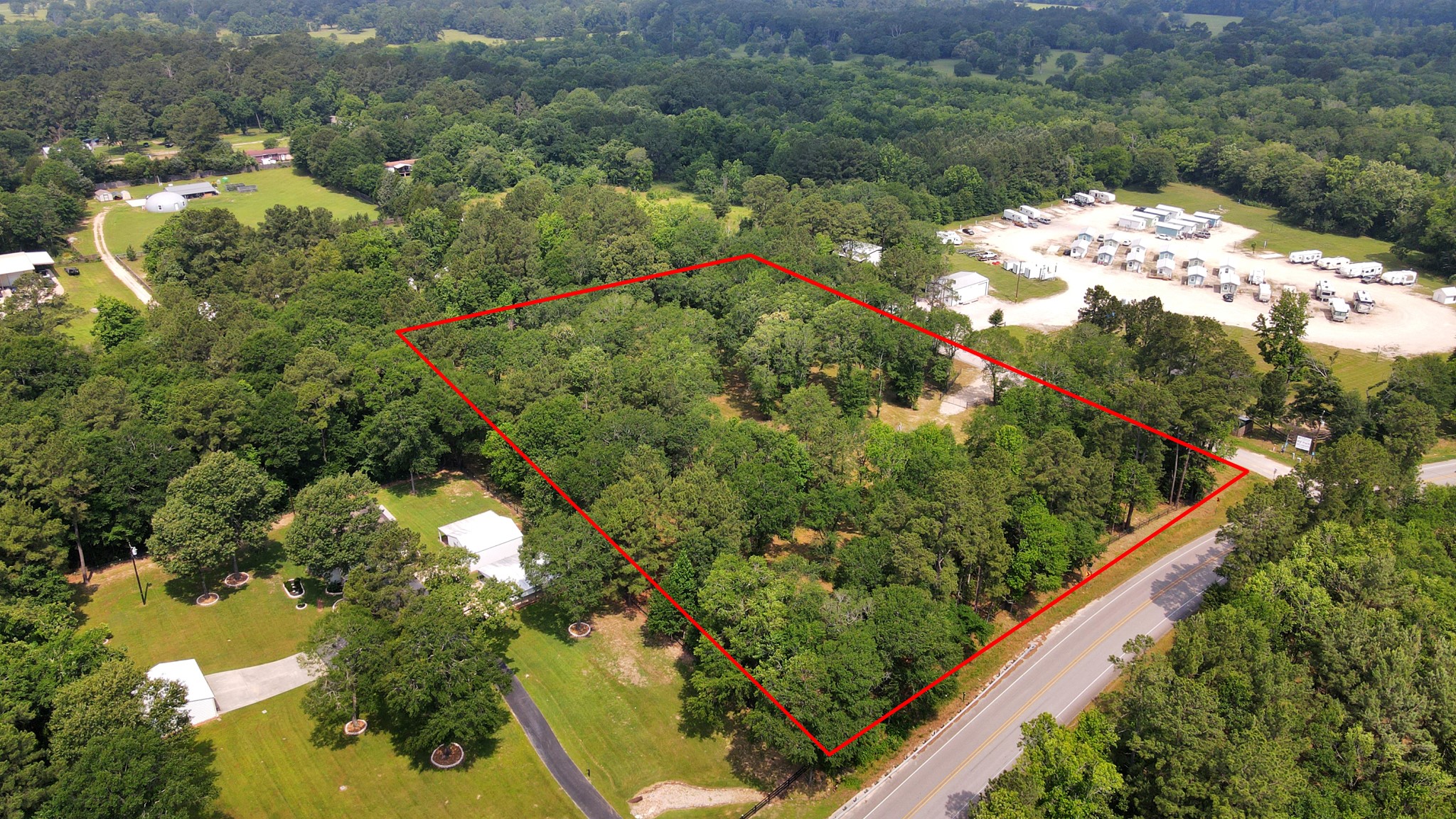 21765 Bailey Grove Road Montgomery, TX 77356 - Photo 7 of 27 a picture of street from a yard