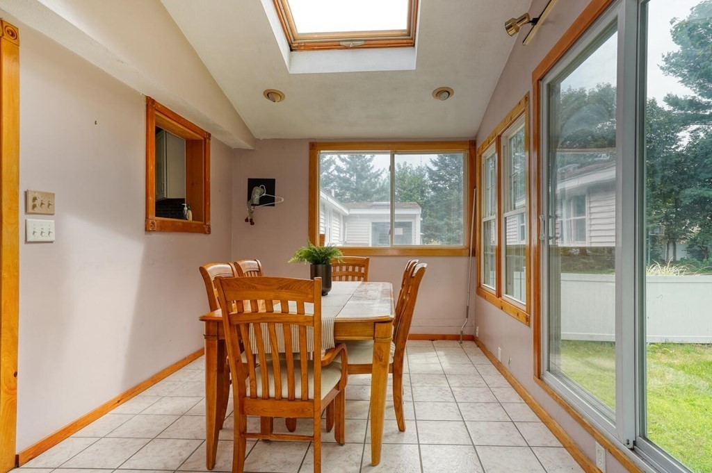 16 Lasallette Road, Unit 16 Billerica, MA 01821 - Photo 10 of 27 a view of a dining room with furniture and large windows