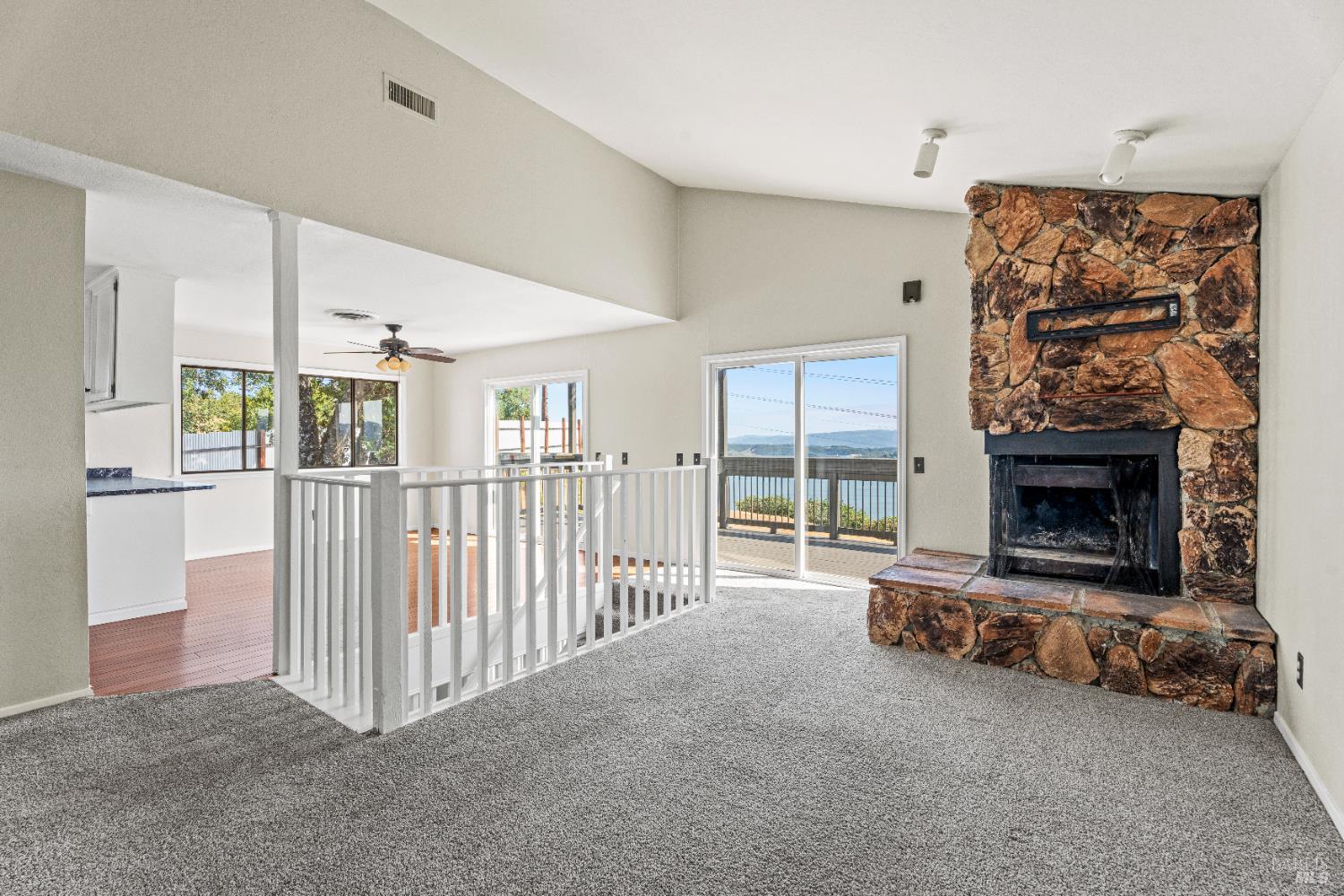 3850 Rd B Redwood Valley, CA 95470 - Photo 23 of 35 a living room with furniture and a fireplace