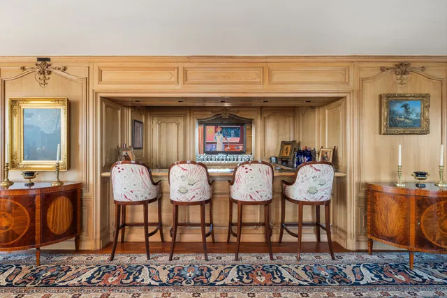 a view of a city and lake