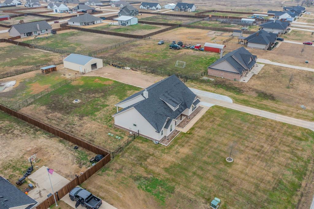 8432 Abner Road Terrell, TX 75161 - Photo 25 of 33 an aerial view of residential houses with outdoor space