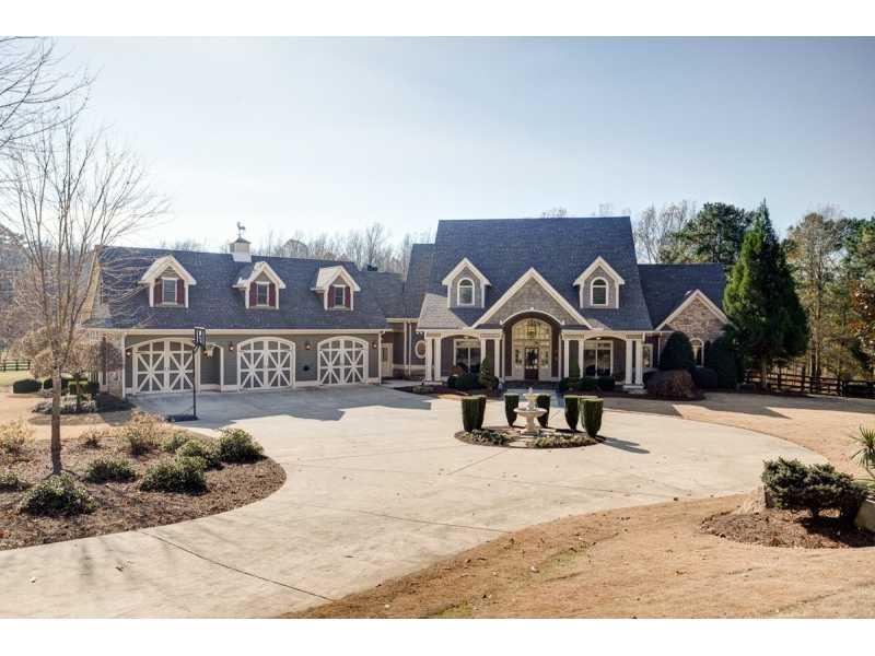 1726 Owens Store Road Canton, GA 30115 - Photo 1 of 1 Exterior Front. Executive 4BR/5BA/2HB estate on 6+acres