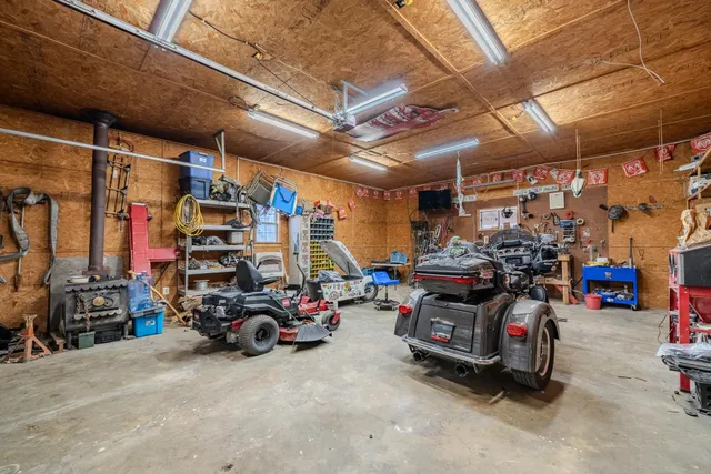 a view of car garage