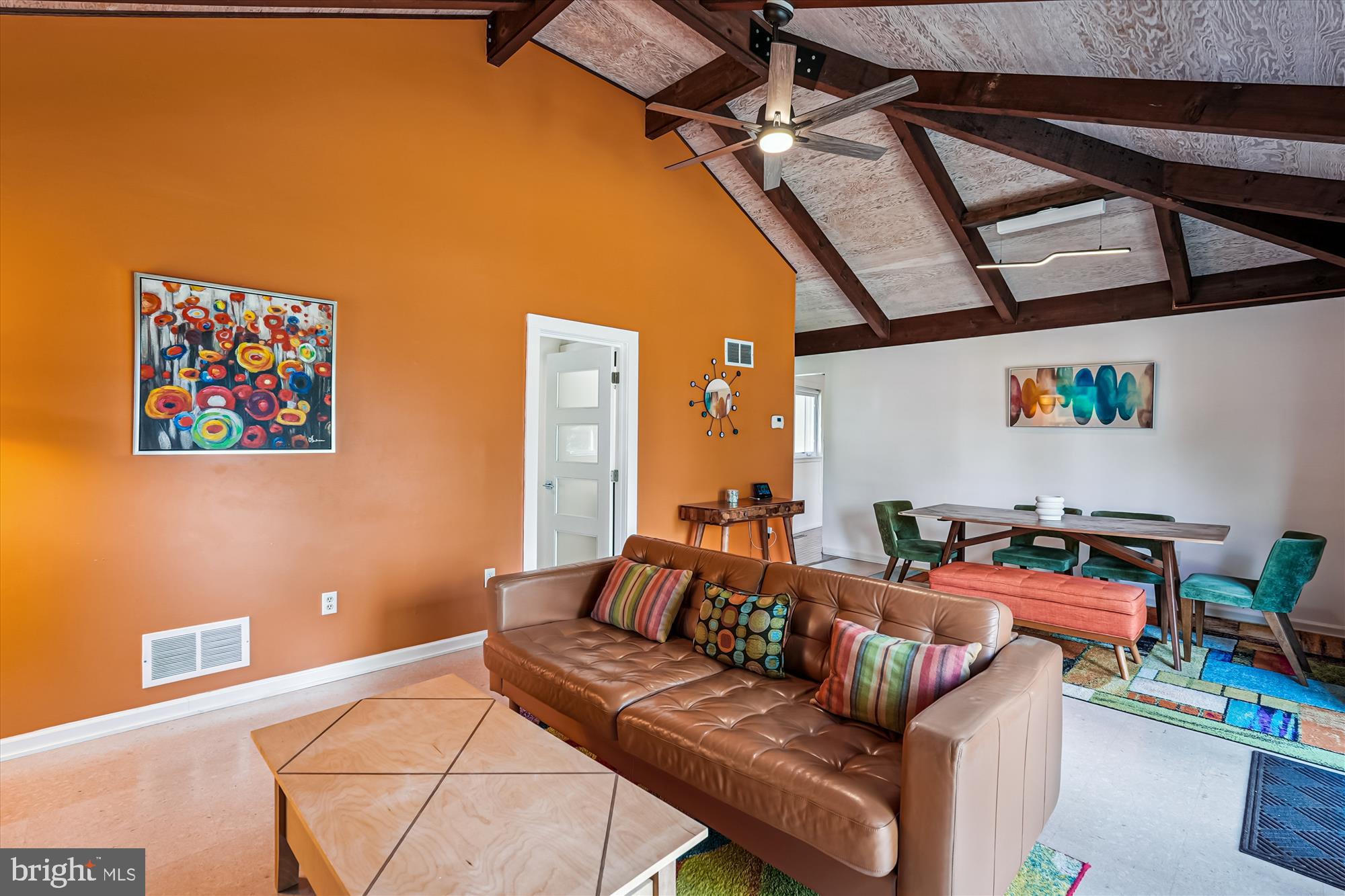 21826 Blue Ridge Mountain Road Paris, VA 20130 - Photo 30 of 60 a living room with furniture and a flat screen tv