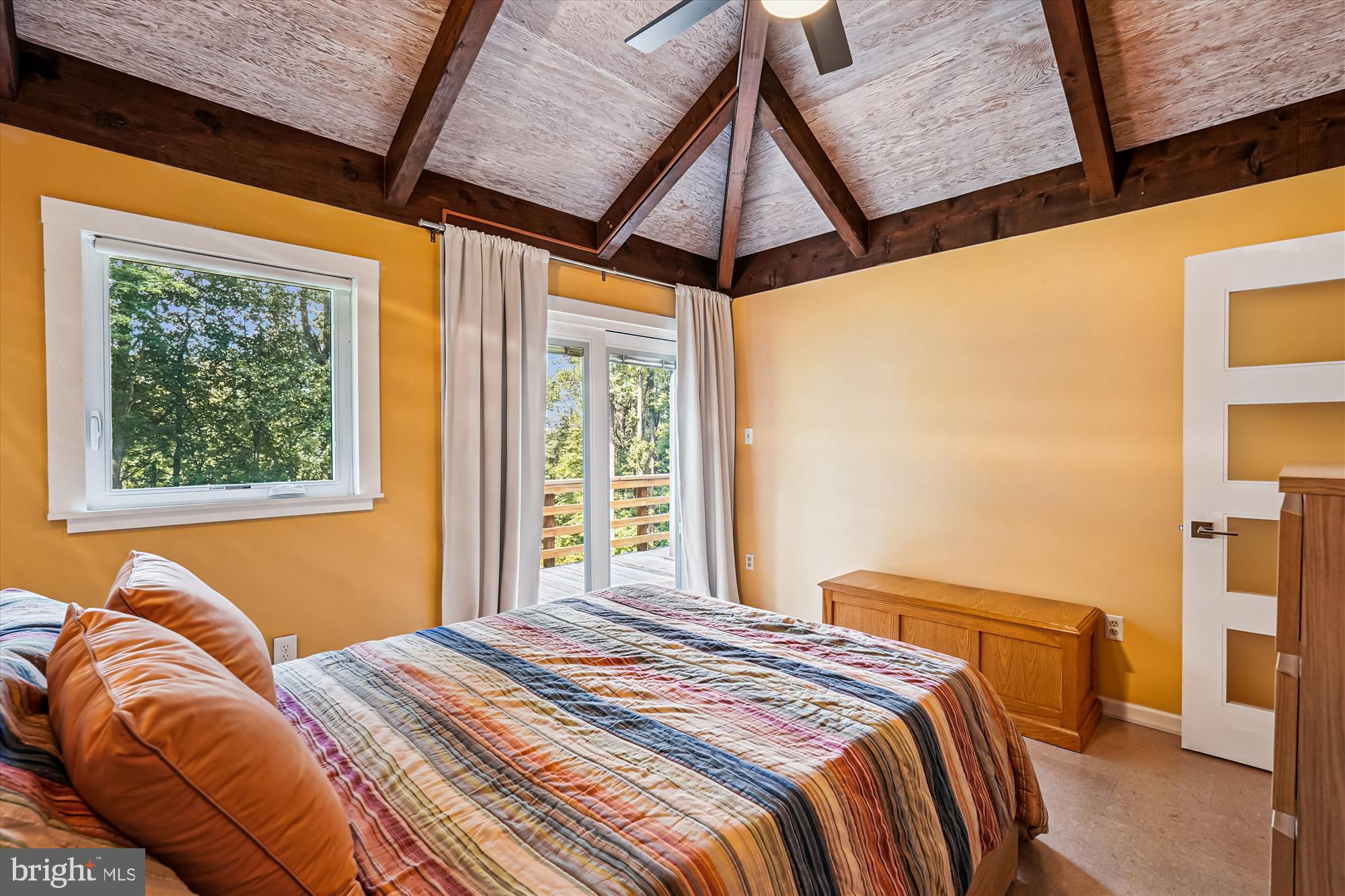 21826 Blue Ridge Mountain Road Paris, VA 20130 - Photo 43 of 60 a bedroom with a bed and a window