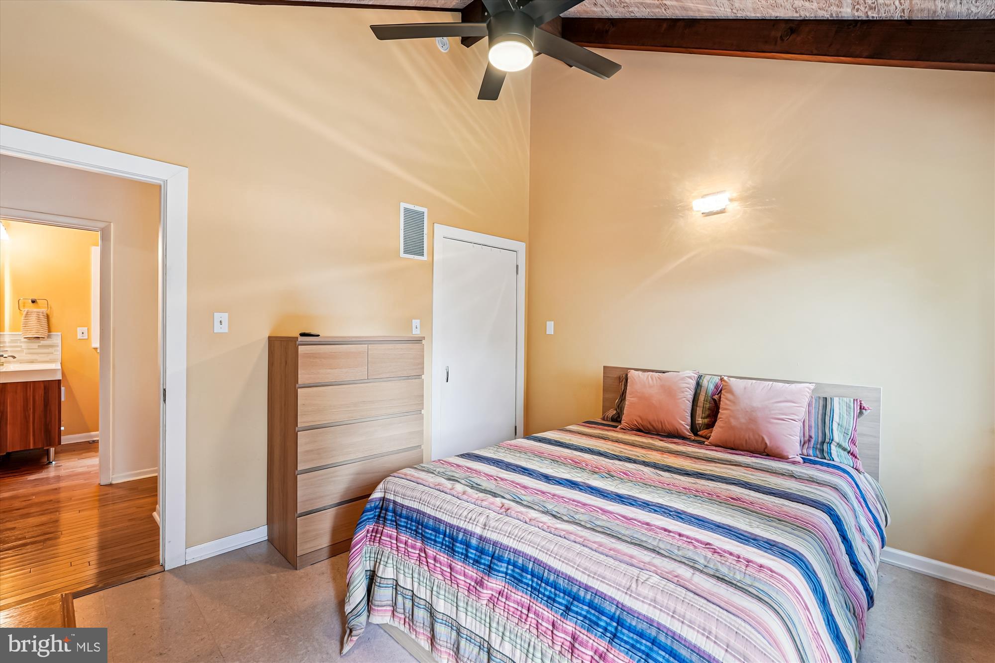 21826 Blue Ridge Mountain Road Paris, VA 20130 - Photo 44 of 60 a bedroom with a bed and a walk in closet