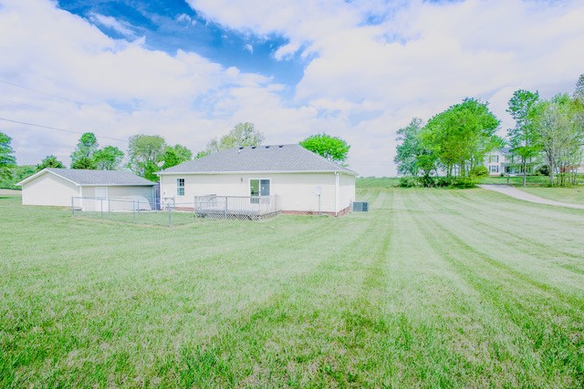4272 J L Head Road Cedar Hill, TN 37032 - Photo 19 of 30 a front view of house with yard and trees in the background