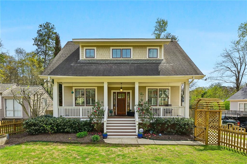 515 East Lake Drive Decatur, GA 30030 - Photo 1 of 1 a front view of a house with garden
