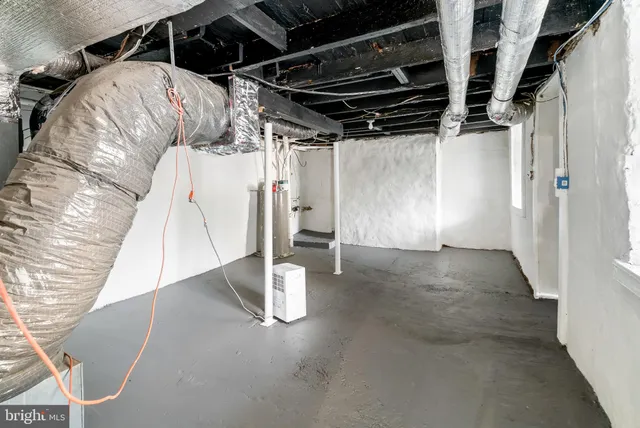 a view of water heater room