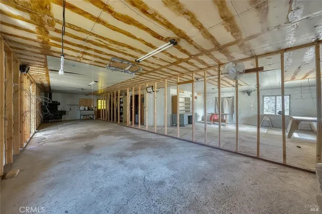 a view of a hallway with a dishwasher