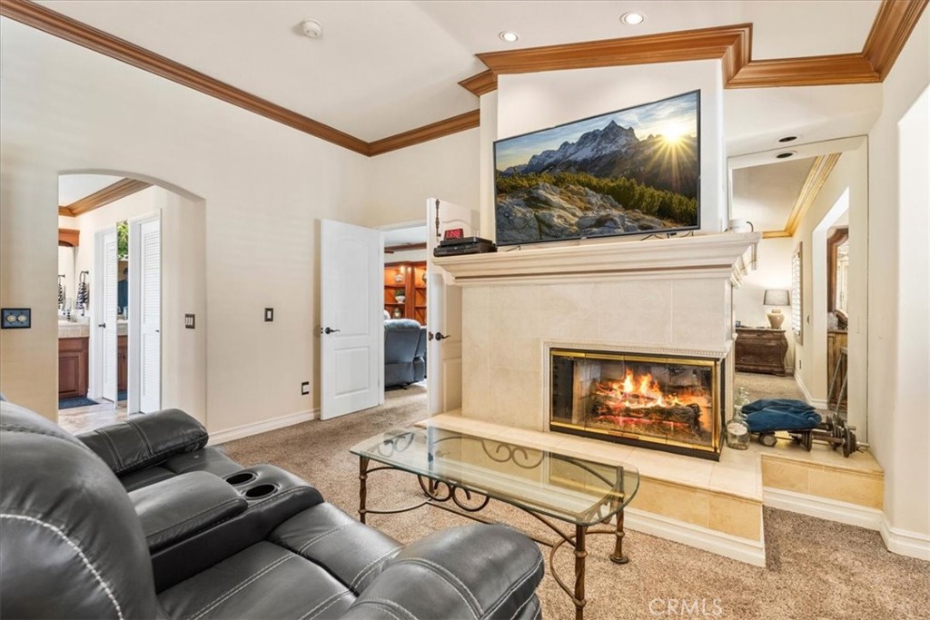 1506 Bergman Court Brea, CA 92821 - Photo 21 of 29 a living room with furniture and a fireplace